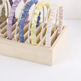 Wood Headband Rack Hair Hoop Storage Display Stand