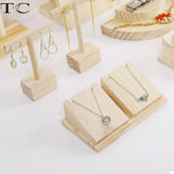 Solid Wood Jewelry Display Props - Ring Necklace Display Rack