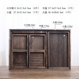 Wood Jewelry Display Rack Bracelet Watch Necklace Storage Tray Plate