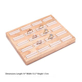 Wooden Jewelry Display Tray for Rings and Earrings