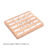 Wooden Jewelry Display Tray for Rings and Earrings