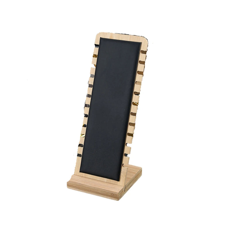 Solid Wood Jewelry Stand Necklace Showcase Holder Pendant Long Chain Hanging Org