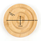 Wood Jewelry Tray Bracelets Rings Holder Display Plate Organizer