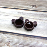 Vintage Wood Jewelry Box - Solid Wood Mini Storage Box