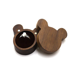 Vintage Wooden Jewelry Box for Necklaces, Earrings, Rings - Portable Storage