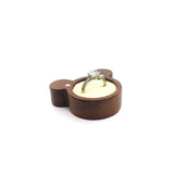 Vintage Wood Mini Jewelry Box, Portable Storage Box
