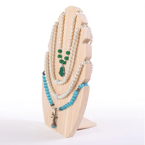 Wood Necklace Display Holder Replacement for Jewelry Shop