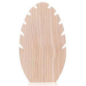 Leaf Shape Wood Necklace Display Holder Replacement for Jewelry Shop