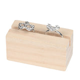 Solid Wood Ring Display Holder Ring Display Stand Wood Jewelry Display Stand