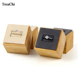Wood Single Hole Ring Display Rack Jewelry Counter Props