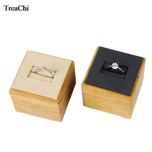 Wood Single Hole Ring Display Rack Jewelry Counter Props