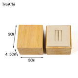 Wood Single Hole Ring Display Rack Jewelry Counter Props