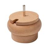 Solid Wood Beading Tool Bead Spinner Threader Jewelry Making 2 Needles