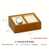 Wood Watch Organizer Box 1/2 Slots Watch Case Holder Jewelry Display