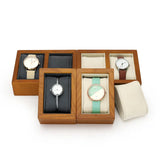 Wood Watch Organizer Box 1/2 Slots Watch Case Holder Jewelry Display