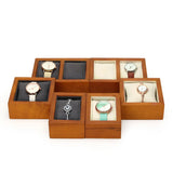 Wood Watch Organizer Box 1/2 Slots Watch Case Holder Jewelry Display