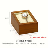 Wood Watch Organizer Box 1/2 Slots Watch Case Holder Jewelry Display