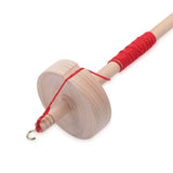Wooden Whorl Yarn Spin Drop Spindle Top Wool Storage Tool