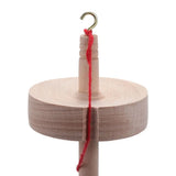 Wooden Whorl Yarn Spin Drop Spindle Top Wool Storage Tool