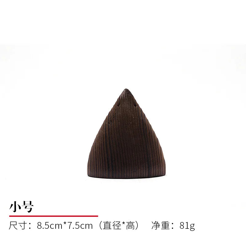 Solid Wood Cone Jewelry Rack Earrings Necklace Bracelet Display Stand