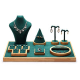 Solid Wood Jewelry Display Props Customization