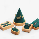 Solid Wood Jewelry Display Props Customization