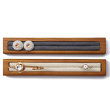 Solid Wood Microfiber Jewellery Rack with Elastic Strip