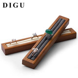 Solid Wood Microfiber Jewellery Rack with Elastic Strip