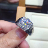 5ct Lab Moissanite Ring 925 Silver Promise Engagement Wedding Band