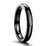 4mm Titanium Wedding Engagement Rings for Men Women