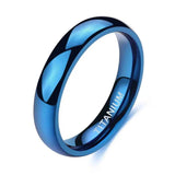 4mm Titanium Wedding Engagement Rings for Men Women