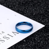 4mm Titanium Wedding Engagement Rings for Men Women