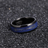 8mm Arrow Tungsten Carbide Men's Wedding Band Ring