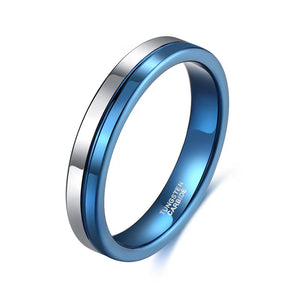 4mm Tungsten Ring Wedding Bands Engagement Rings Jewelry Bague Femme