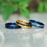 4mm Tungsten Ring Wedding Bands Engagement Rings Jewelry Bague Femme