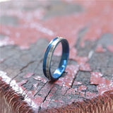 4mm Tungsten Ring Wedding Bands Engagement Rings Jewelry Bague Femme