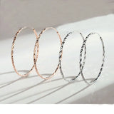 Somilia 925 Silver Round Earrings Large Circle Hoop