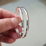 Somilia Women's 50mm Hoop Earrings 925 Sterling Silver