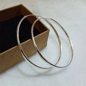 Somilia 925 Sterling Silver Hoop Earrings 3.0mm