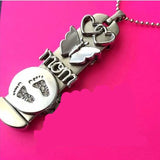 Mesh Keys Bracelet Set with Charms as Mother's Gift
