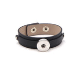 Snap Button Slide Charms Bracelet Set for Women