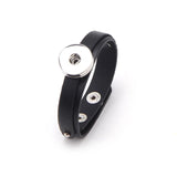 Snap Button Slide Charms Bracelet Set for Women