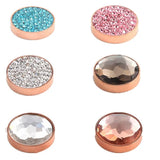 Soar Jewelry 12mm Crystal Coin for Cambio Wrap Bracelet