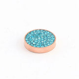 Soar Jewelry 12mm Crystal Coin for Cambio Wrap Bracelet