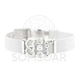 Mom Gift: Love Crystal Heart Charms Bracelet & Bangle Set