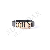 Mother Like Stainless Steel Mesh Bracelet & Bangle Set with Charms