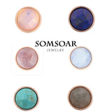 Nature Stone charms for Leather Wrap Bracelets 10pcs/lot