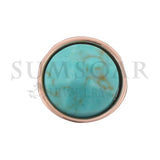 Nature Stone charms for Leather Wrap Bracelets 10pcs/lot