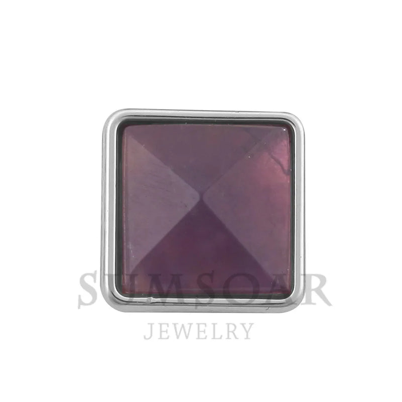 Pyramid Wishing Stone Charms for Mesh Jewelry 10pcs
