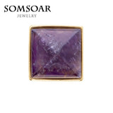 Pyramid Wishing Stone Charms for Mesh Jewelry 10pcs